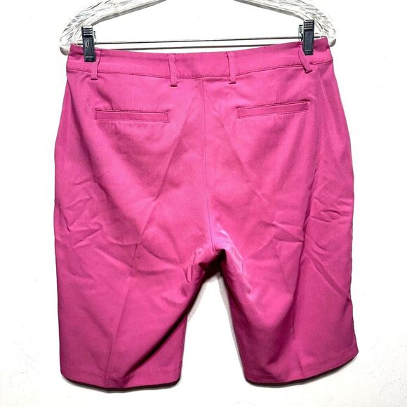 Greg Norman Bermuda Shorts Golf Y2K Pink Modest High Rise 11in Inseam Women sz 4 - Picture 7 of 7